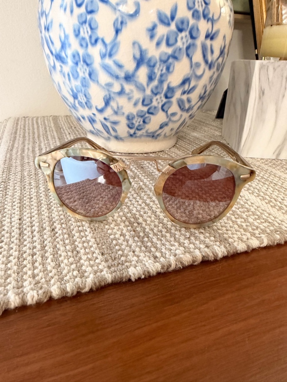 KREWE St. Louis Sunglasses with Mirrored Lenses - Picture 5 of 5